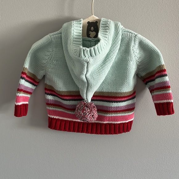 Baby Gap Cotton Sweater with Pom Pom 💕 - Picture 2 of 6